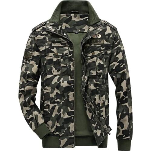 Pop Spring Autumn Camouflage Military Jacket Men Slim Fit Cotton Men Camo Army Coat Vogue Masculino Outdoor Cotton Plus size
