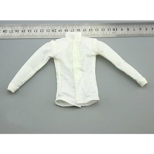 N80104 1/6 Scale France White Shirt Model for 12" Action Figure Doll