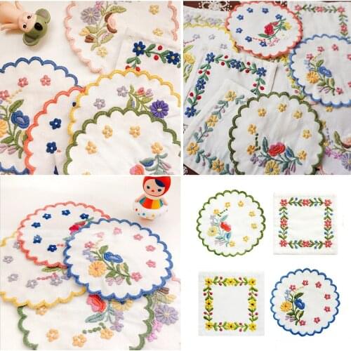 Hungarian style ethnic embroidery coaster set set DIY embroidery lady goddess exquisite life. Send embroidery guy