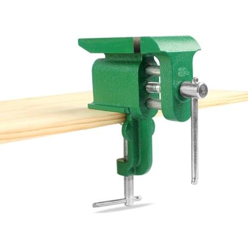 Woodworking Table Vise Work Clamp-on Vise Universal Home Vise Portable Bench Clamp for Woodworking, Metalworking, Max Open 80mm