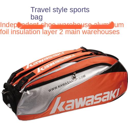 Original Kawasaki tennis bags sport accessories men women badminton racket bag Sports backpack athletic bag