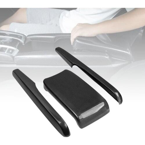 Armrest Box Protective Cover Carbon Fiber Car Central Armrest Decorative Modification for Honda Civic 10Th 2016 2017 2018 2019