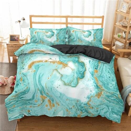 3D Luxury Marble Printed Bedding Set For Adults Kids 2/3pcs Home Textiles Twin Full Queen King Size Duvet Cover with Pillowcase