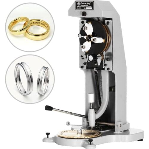 Inside Ring Engraver with Two Faces Standard Letter Block Dial Engraving Machine Gold, Silver And Other Material Personalized