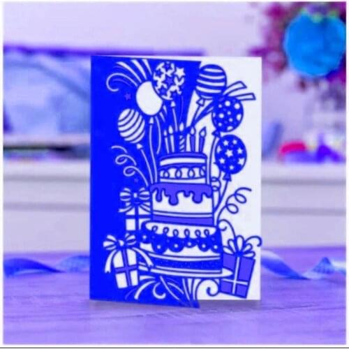 Cake greeting card decoration Metal Cutting Dies for DIY Scrapbooking Album Paper Cards Decorative Crafts Embossing Die Cuts