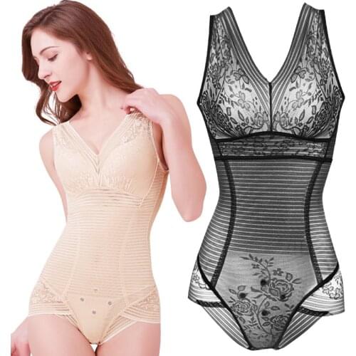 Slimming Bodysuit Women Waist Trainer One-Piece Shapewear Corset Reducing Body Shaper Modeling Underwear Control Panties Briefs