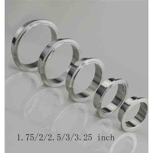 Top Quality 1.75/2/2.5/3/3.25 inch Auto Stainless Steel V band Male Famale Flange Exhaust Flange 76mm