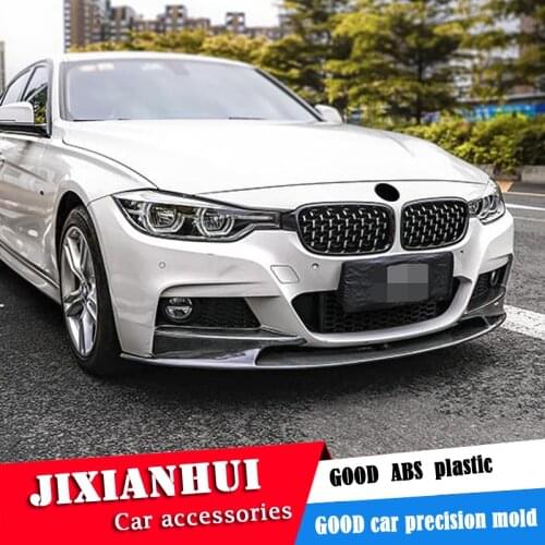 For F30 F35 Body kit spoiler 2012-2017 For BMW 3 series 320i ABS Rear lip rear spoiler front Bumper Diffuser Bumpers Protector