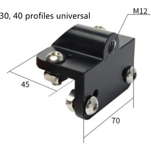 1pc Foot cup universal connection Plate 3030 4040 Universal wheel connector Casters for EU standard Aluminum Profile 3030 4040