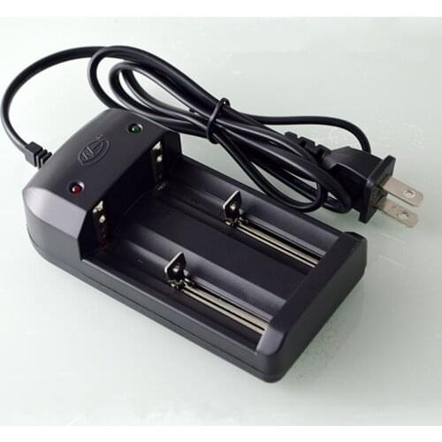 1PCS 2-slot lithium battery charger 18650 26650 14500 lithium battery smart charger