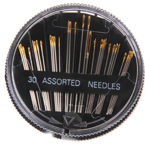 30pcs Assorted Hand Sewing Needles Set Embroidery Mending Crafts Quilting Repair Tools