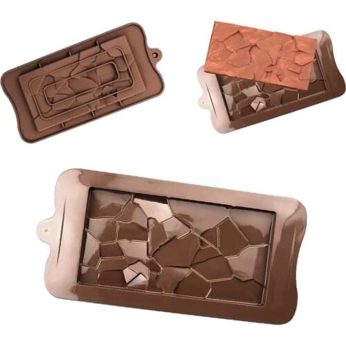 Chip Cake Oven Kitchen Baking Tools Silicone Chocolate Mold Candy Machine Sugar Mold Bar Ice Cake Tool