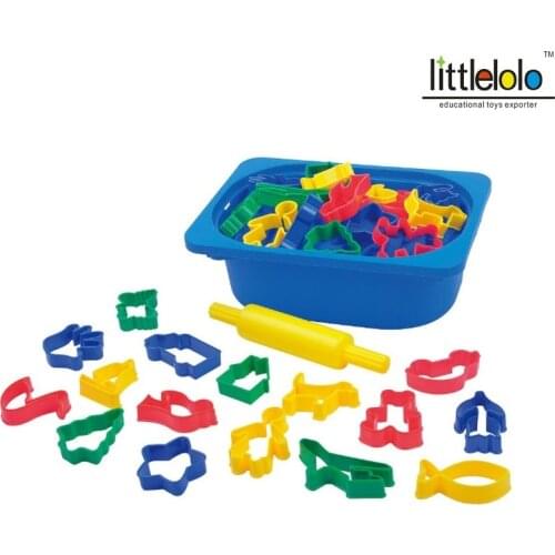 Kids educational toys new baby toy plasticine tool mold sand mould play dough die 17pcs/set