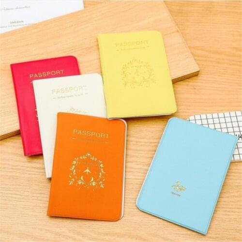 Travel Passport Cover Wallet Purse Women Men Travel Credit Card Holder Travel ID Document Passport Holder Bag Pouch Case