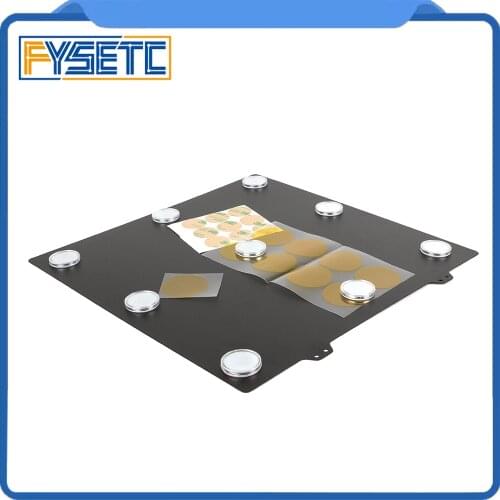 300x300mm Double Sided Textured PEI Spring Steel Sheet + Magnet Being Magnetic Hot Bed Plate For CR-10S CR10S Lulzbot