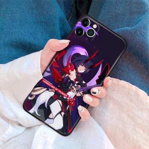 Herrscher of Thunder Honkai Impact 3 anime For iPhone se 6 6s 7 8 plus x xr xs 11 pro max soft silicone phone case cover shell