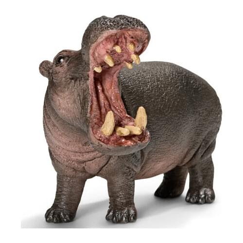 Simulation Wild Animals Toy Kindergarten Kids Education Toys PVC Creatures Model Hippo Panda Figurine Toy Kid Learning Toys Gift