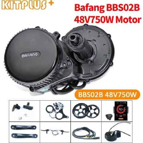 Bafang 8Fun BBS02 48V750W Ebike Mid Motor Ebike Kit Brushless Electric Motor Bike Kit for E Bike Conversion Bafang 750 Watt