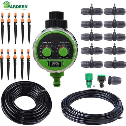 Yardeen Garden Drip Irrigation Kits With Free Combination Of Dripper Nozzle Can Set With Different Valve Controller