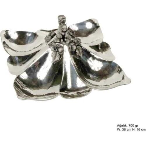 Silverlina Squirrel Pattern Silver Confectionary