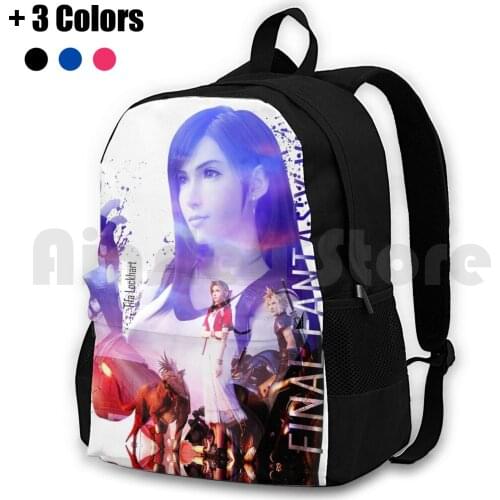Tifa Lockhart-Final Fantasy 7 Outdoor Hiking Backpack Waterproof Camping Travel Tifa Tifa Lockhart Ff7 Ff7Remake Ffvii Final