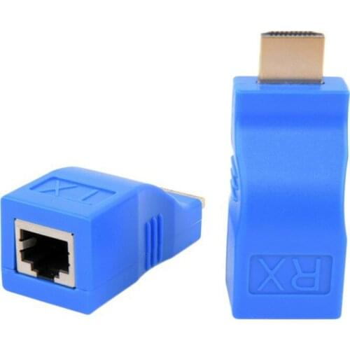 Extender Single Network Cable To HDMI-compatible High-definition Network 6 Types of Amplifier Transmitter 30 Meters Signal