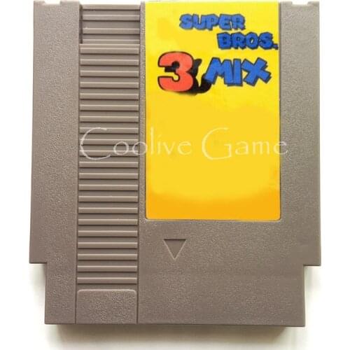 Top Quality Super Bros 3 Mix for 72 Pins cartridge 8 Bit Video Game Console Card Cartridge English Language