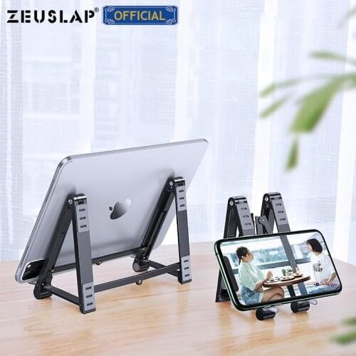 ZEUSLAP Laptop Stand for MacBook Pro Notebook Stand Foldable Aluminium Alloy Tablet Stand Bracket Laptop Holder for monitor