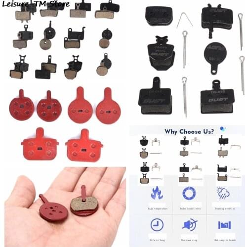 1pair Mountain Bike Cycling Copper Fiber Metal Disc Brake Pads Bike Accessories New