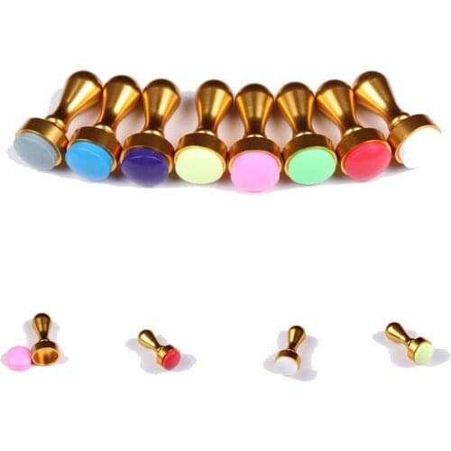 Finger Angel 1 Pcs New Design Nails Image Metal Stamp 2 Colors Seal Nail Art Accessoires Tools