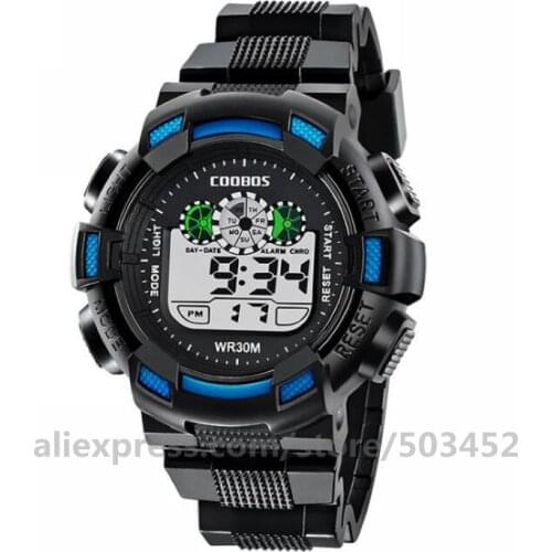 100pcs/lot Boy Girls Unisex Colorful Electronic Sports Watch Kids Children Sports DIgital Sport Watch часы мужские часы женские