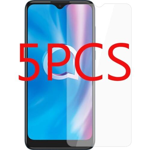 5PCS 2.5D 9H Tempered Glass On The For Alcatel 1S 1V 1B 2020 HD Screen Protector Alcatel 3L 3V 2020 Protective Film Guard