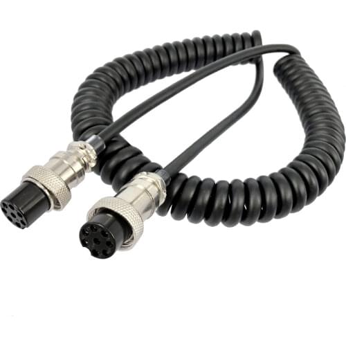 8 Pin Microphone Extension Cable Fits For Yaesu Kenwood Icom Walkie Talkie Microphone Extension Cable Hot Sale