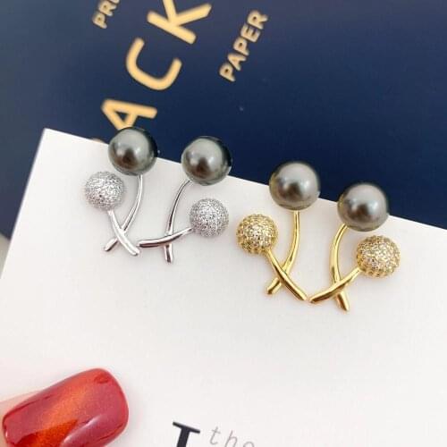 925 Sterling Silver Earrings Findings Settings Base Mountings Parts Mounts for Coral Pearls Agate Crystal Stones Jade