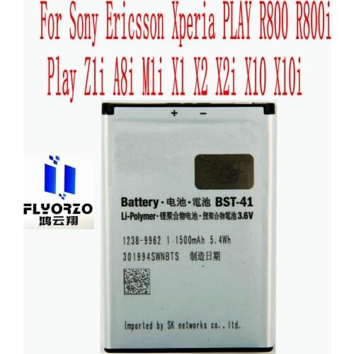 Brand new High Quality 1500mAh BST-41 Battery For Sony Ericsson Xperia PLAY R800 R800i Play Z1i A8i M1i X1 X2 X2i Mobile Phone