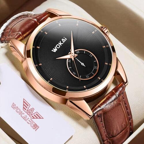 Fashionable casual men style and leisurely strap watch three eye six stitches leisure fashion activity watch, quartz watch