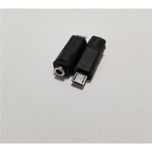DC 3.5*1.1mm Female to Micro USB 5Pin Male Adapter Converter Jack Power Plug for Conputer Cable DIY