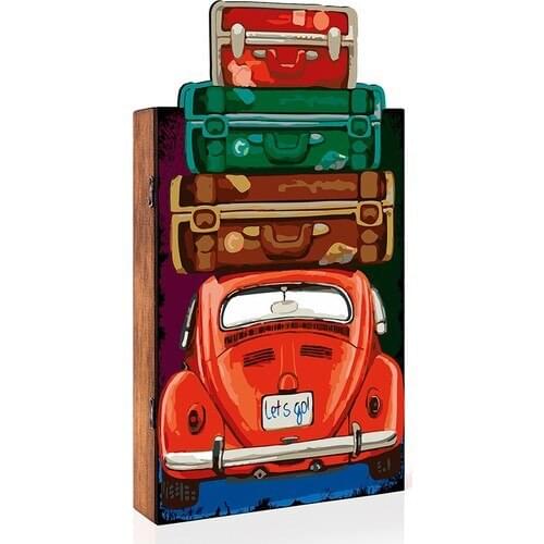 Arti2tr Decorative Beetle Themed 3D Keychain Box