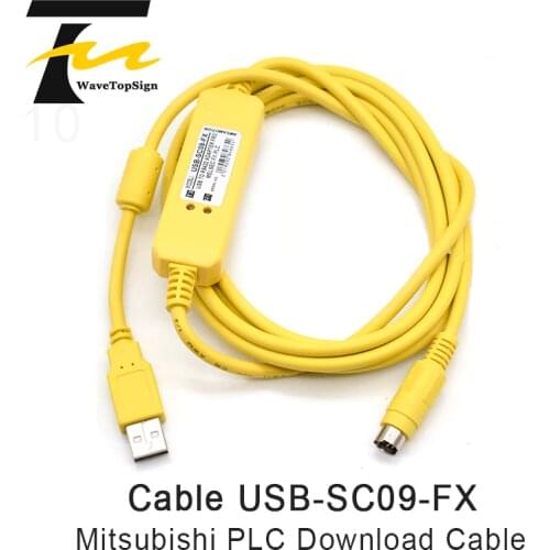 Mitsubishi FX1N/FX2N/FX1S/FX3U Series PLC Programming Cable Data Download Cable USB-SC09-FX