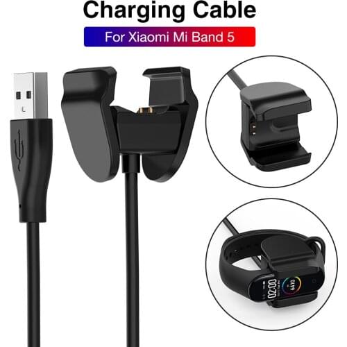 30cm/1m USB Fast Charging Cable Portable Replacement Charging Cable For Xiaomi Mi Band 5 For Travelers And Business Users
