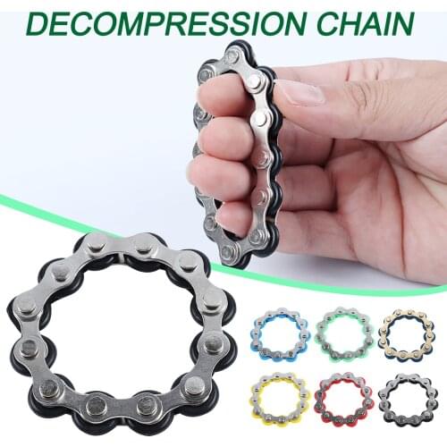 Creative Stress Relief Toys Bicycle Chain Stress Relief Toys Autism Stress And Anxiety Relief Toys Antistress Decompression Toys