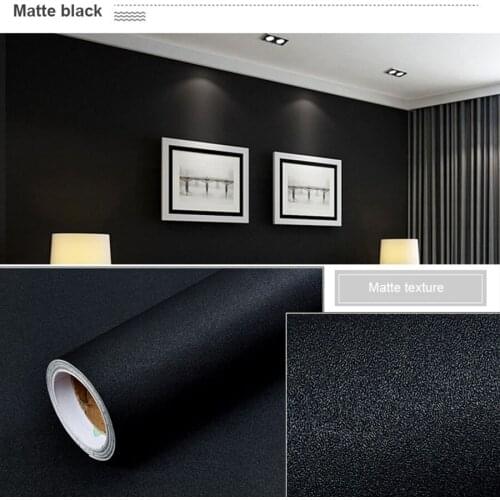 Matt Series Decoration Wallpapers Furniture Renovation PVC Stickers Kitchen Cabinets Bathroom Waterproof Countertop Wall Sticker