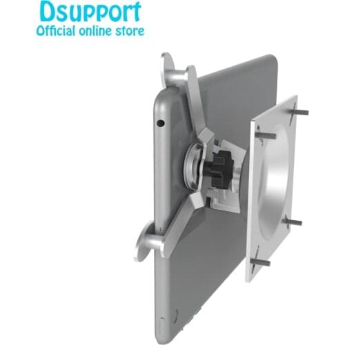 2 in 1 Tablet Wall Mount Stand Aluminum Alloy Screen Holder Universal 8-12 inch Tablets Bracket and smartphone over 3.5