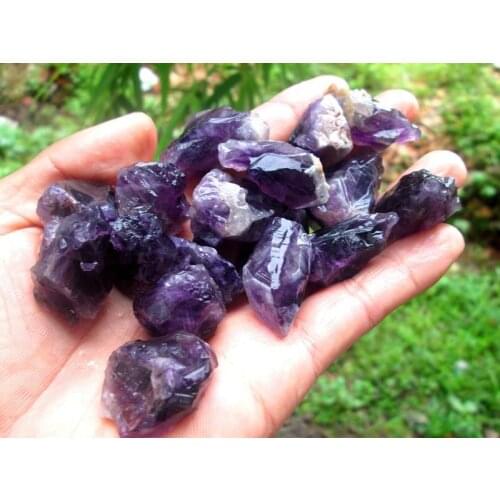 1/4lb Natural Amethyst Crystal Stone Ore Energy Stone Raw Mineral Specimens Jewelry Making -"Wholesale lot"