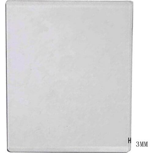 New 2pcs/set 3mm thick DIY Acrylic Die Cutting Embossing Machine Plate Replacement Pad Scrapbooking Paper Craft