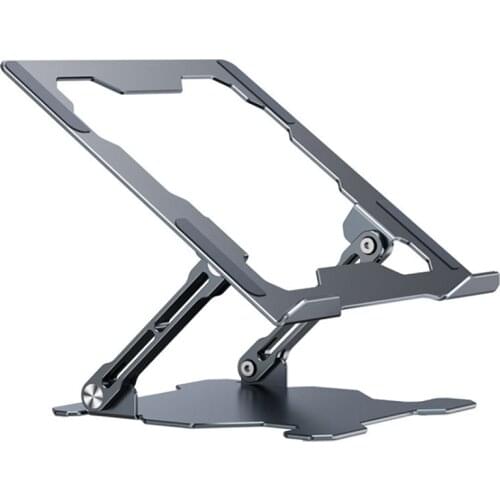 Laptop Stand Ergonomic Aluminum Height-Adjustable Computer Stand Desktop Laptop Stand for 11-17 Inch Laptop