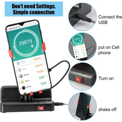 Phone Shaker Swing Wiggle Pedometer Steps Counter for Pokemon Go