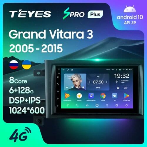 TEYES SPRO Plus For Suzuki Grand Vitara 3 2005 - 2015 Car Radio Multimedia Video Player Navigation GPS Android 10 No 2din 2 din dvd