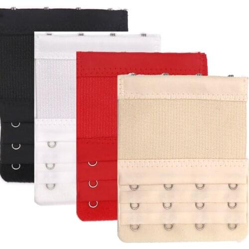4Pcs Bra Extenders Strap Buckle Extension 2/3/4 Hooks Clasp Straps Women Bra Strap Extender Sewing Tool Intimates Accessories