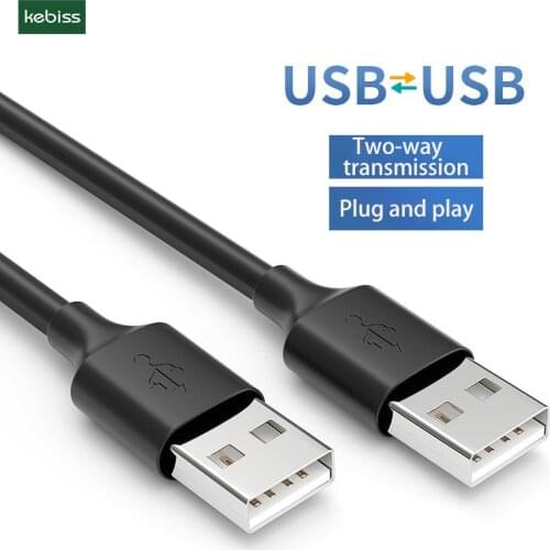 Silica Gel USB to USB Extension Cable Type A Male to Male USB Extender for Radiator Hard Disk Webcom Camera USB Cable Extens